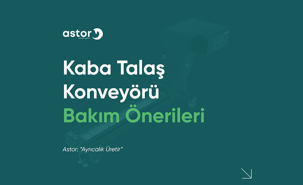 Kaba talaş konveyörü bakım önerileri